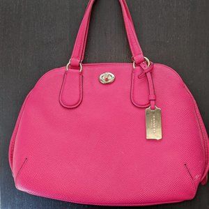 Coach Magenta Satchel